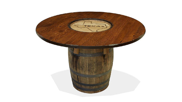 TEXAS BARREL COUNTER HEIGHT TABLE